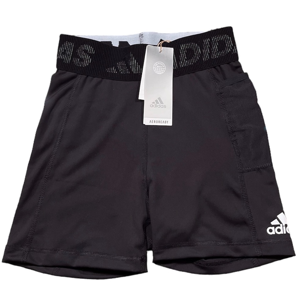 NWT Adidas Women’s Techfit Badge of Sport Shorts - Picture 5 of 11